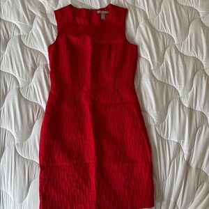 Banana Republic Vibrant Red Midi Dress